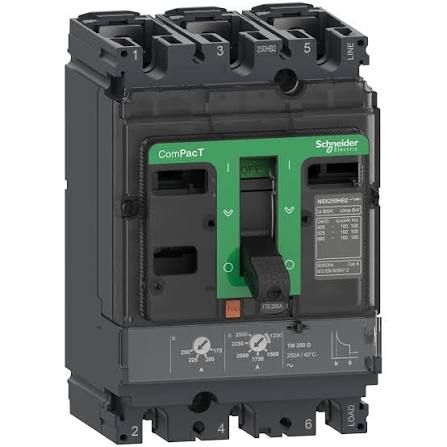 Schneider Electric Circuit breaker | ComPacT NSX250F, 36kA/415VAC, 3 poles, TMD trip unit 250A