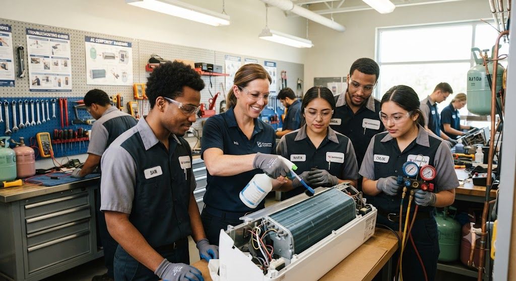 Air conditioning servicing course