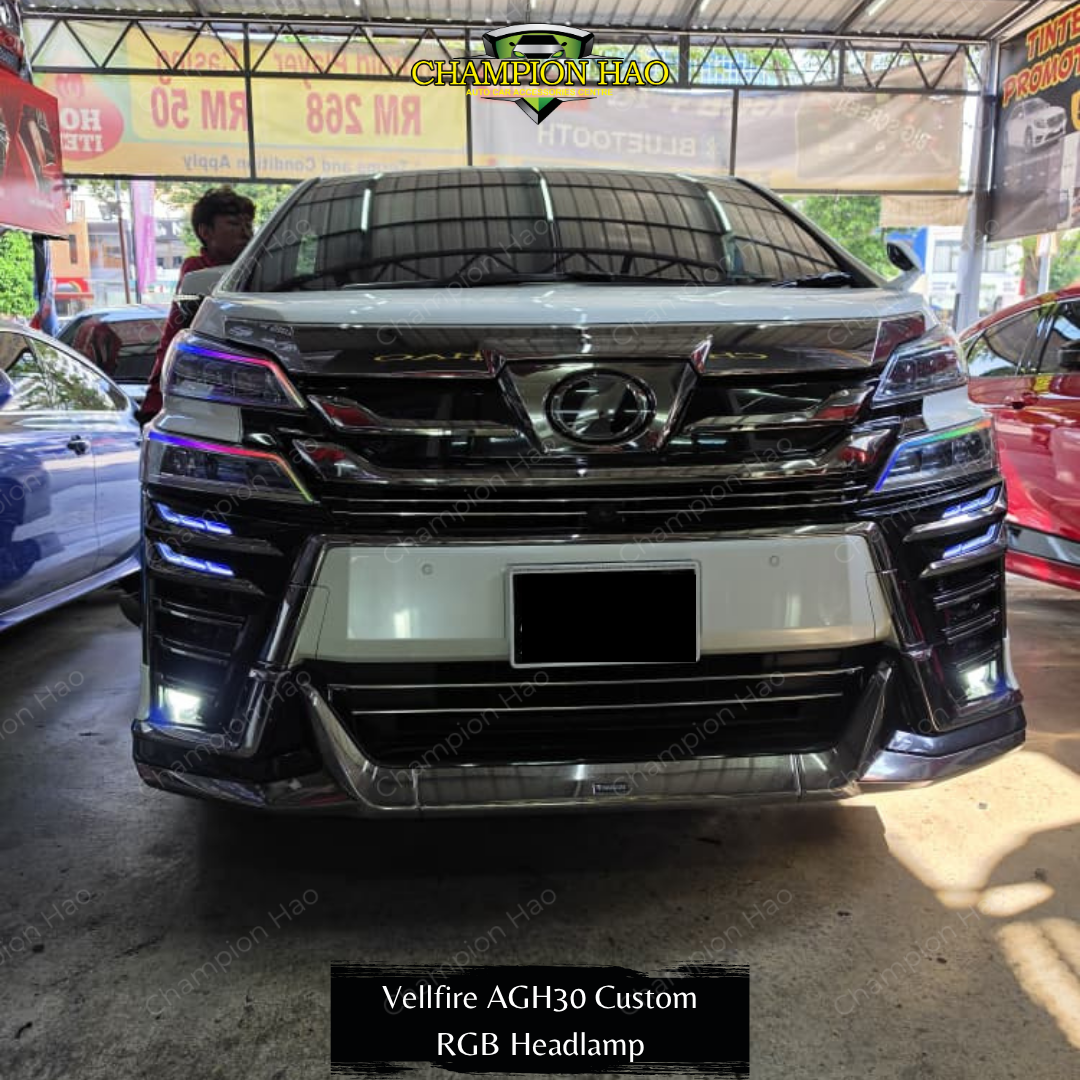 VELLFIRE AGH30 CUSTOM RGB