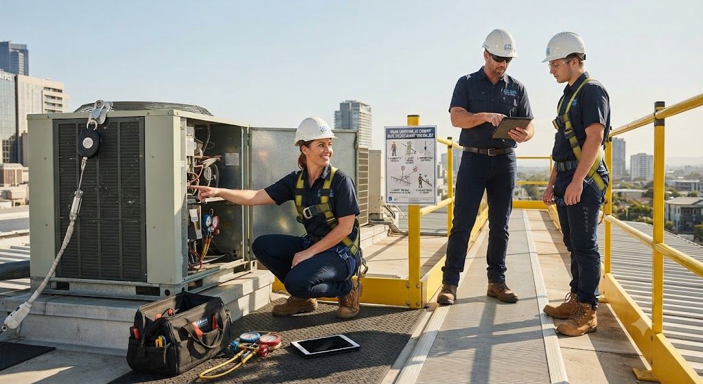 HVAC working at height risk assessment