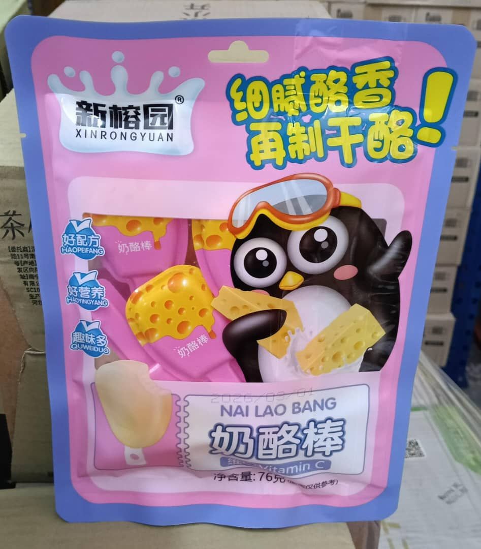 新榕园奶酪棒XINRONGYUAN YOGURT STICK 76G[40PACK/CTN]
