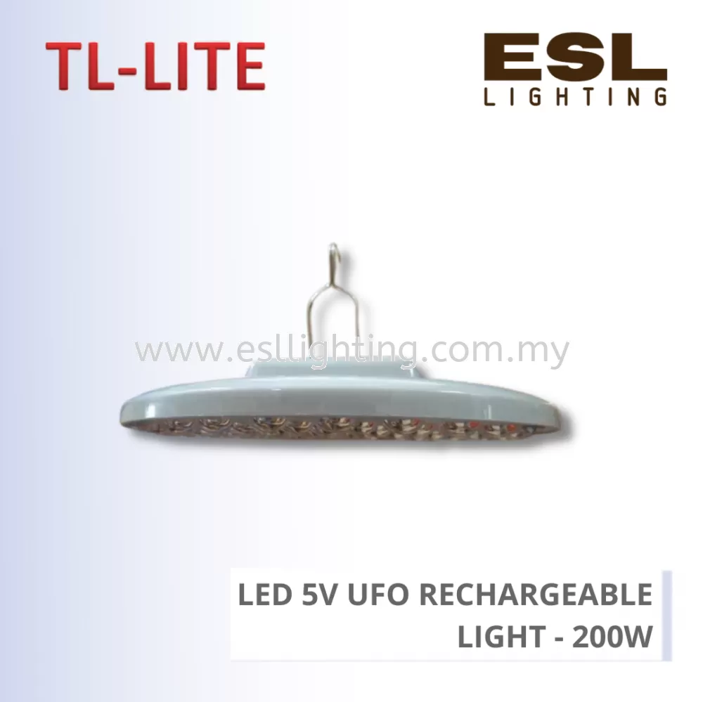 TL-LITE LED 5V UFO RECHARGABLE LIGHT - 200W