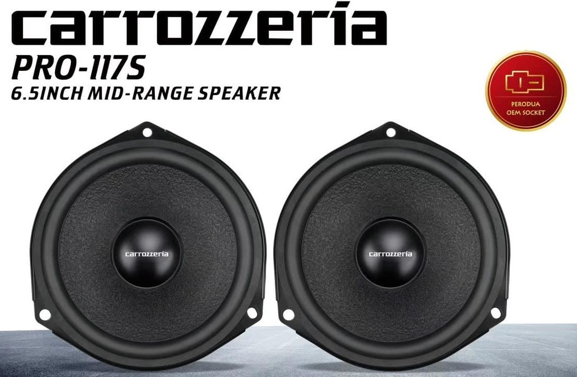 Carrozzeria PRO Series 117S 6.5 Inch Mid-Range Speaker