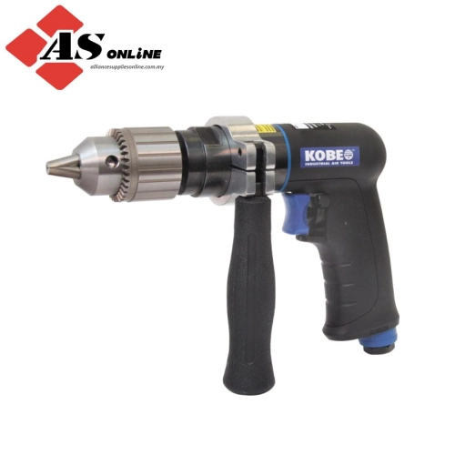 KOBE B2842, Air Drill, Air, 800rpm, Keyed, 1.5 to 13mm, 1/4in., 373W / Model: KBE2704330K