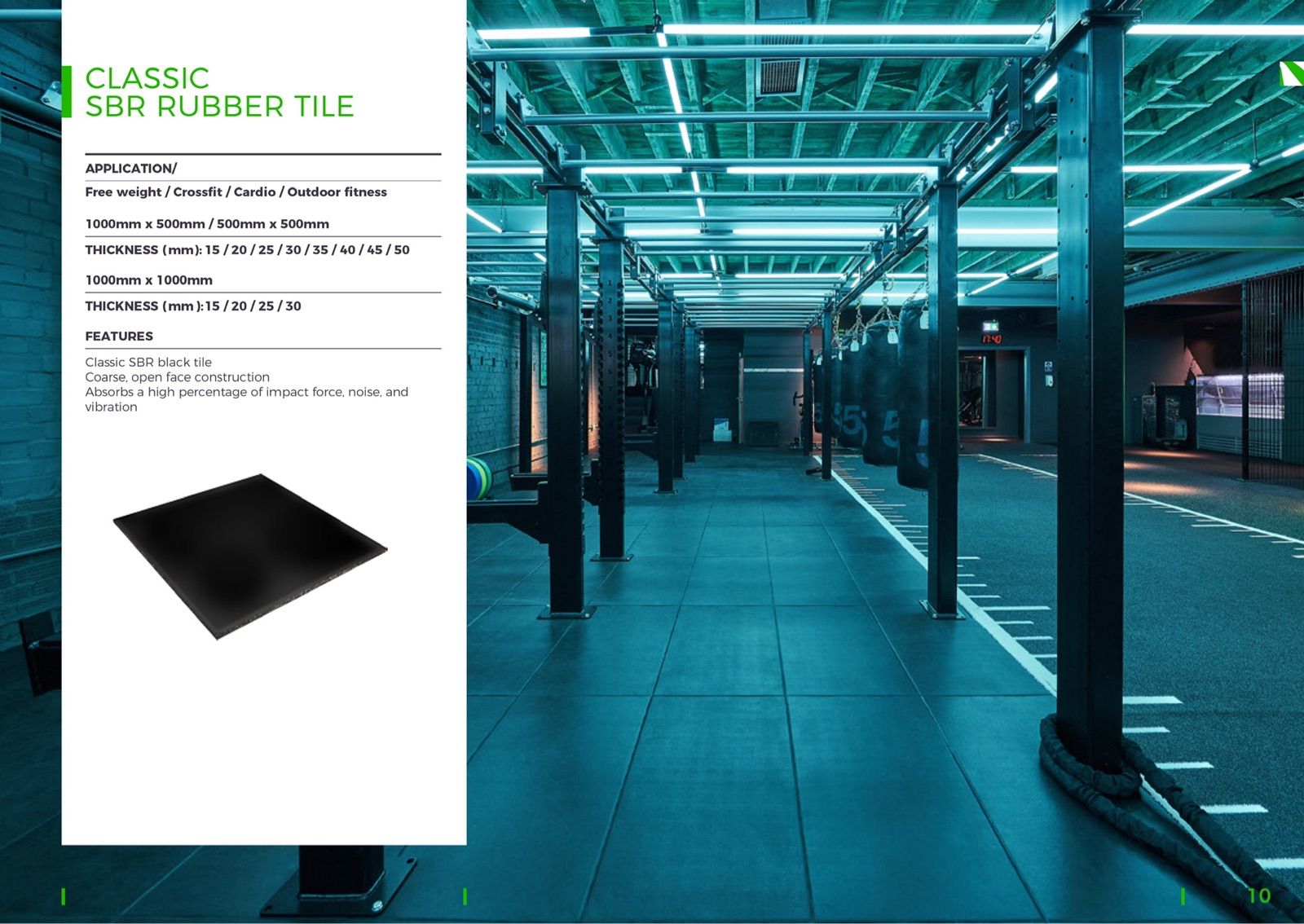 Classic SBR Rubber Tile