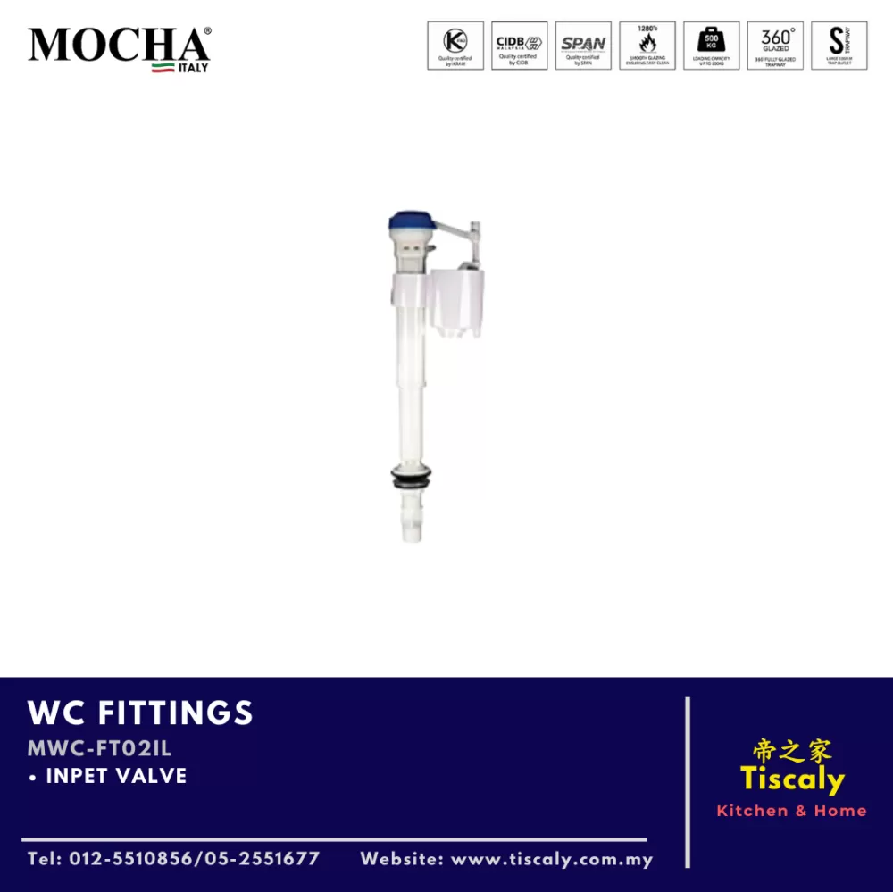 MOCHA WC FITTINGS MWC-FT02IL