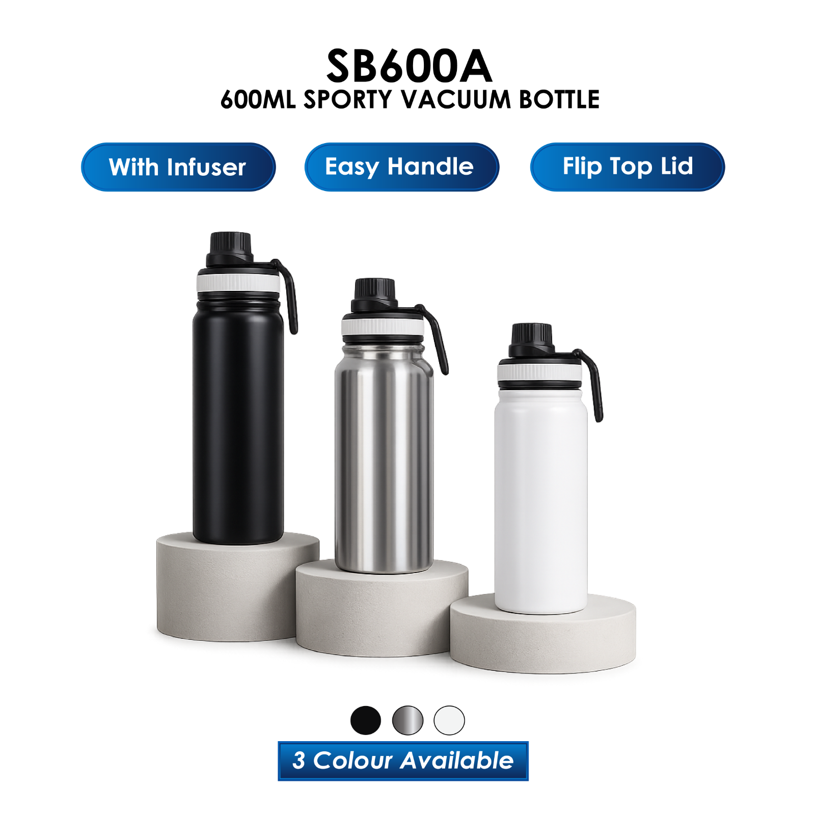 SB600A - SPORTY VACUUM BOTTLE