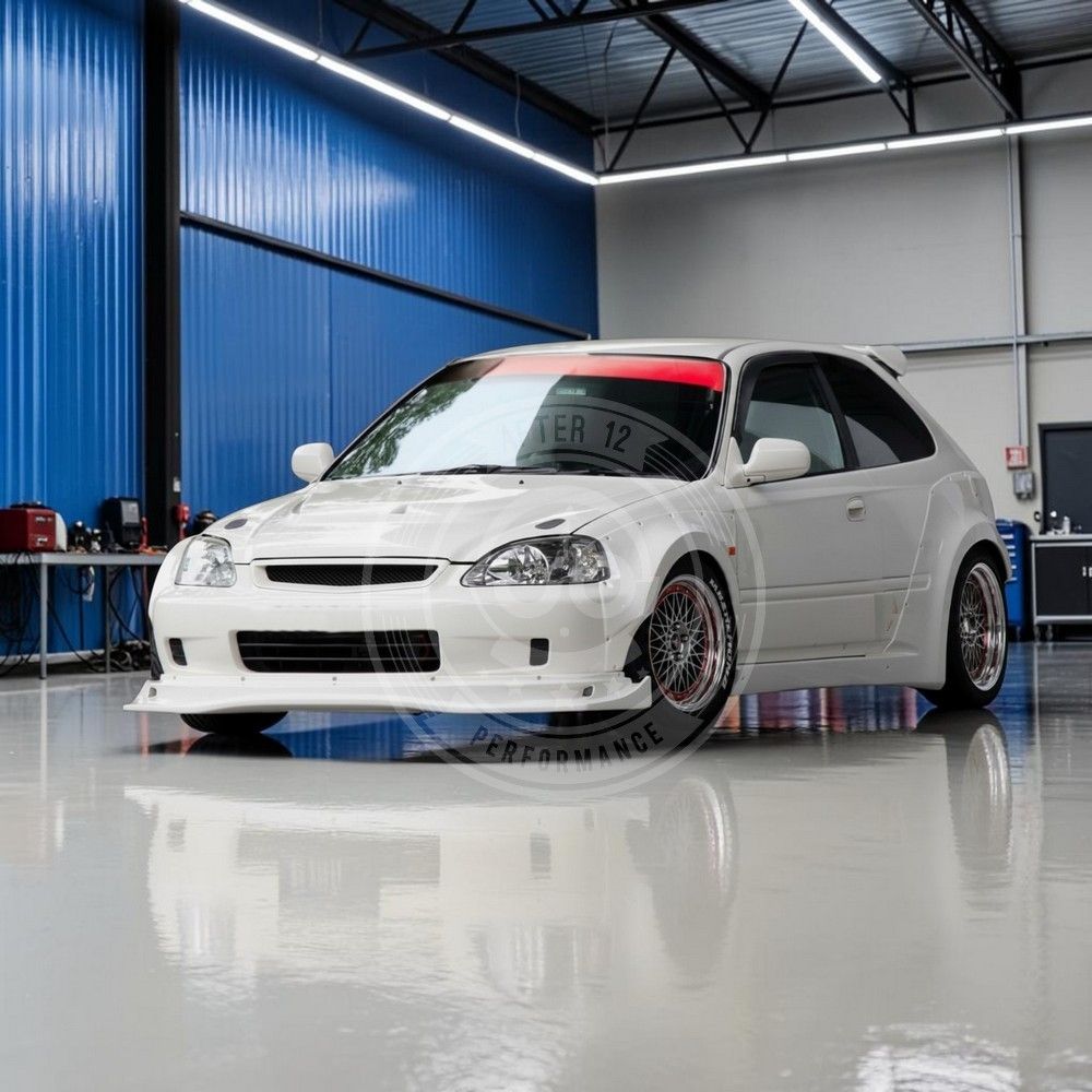 M&M Style Wide Bodykit for Honda Civic EK9 1999-2000