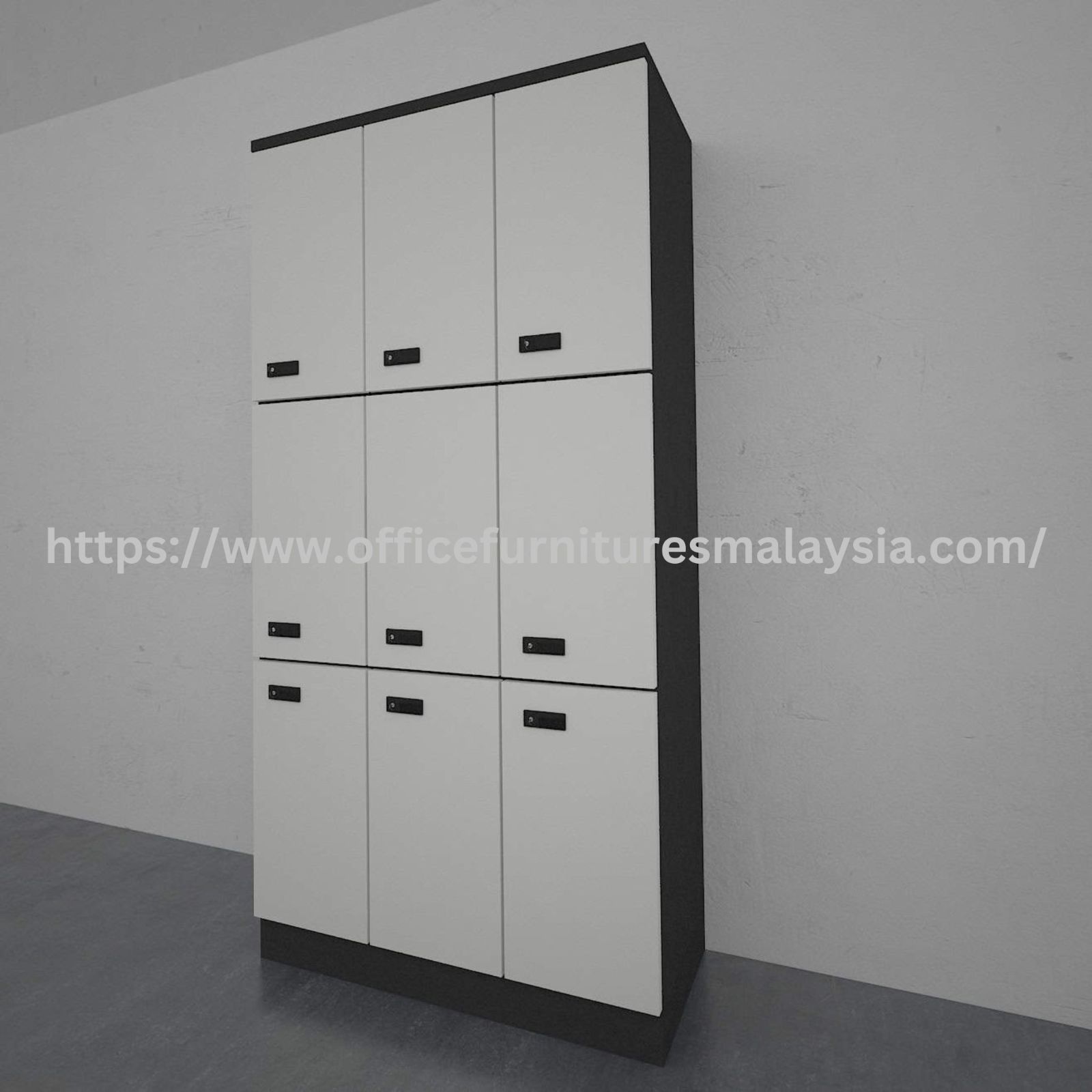 3 ft 9 Compartment Locker (Wooden) OFSC0005
