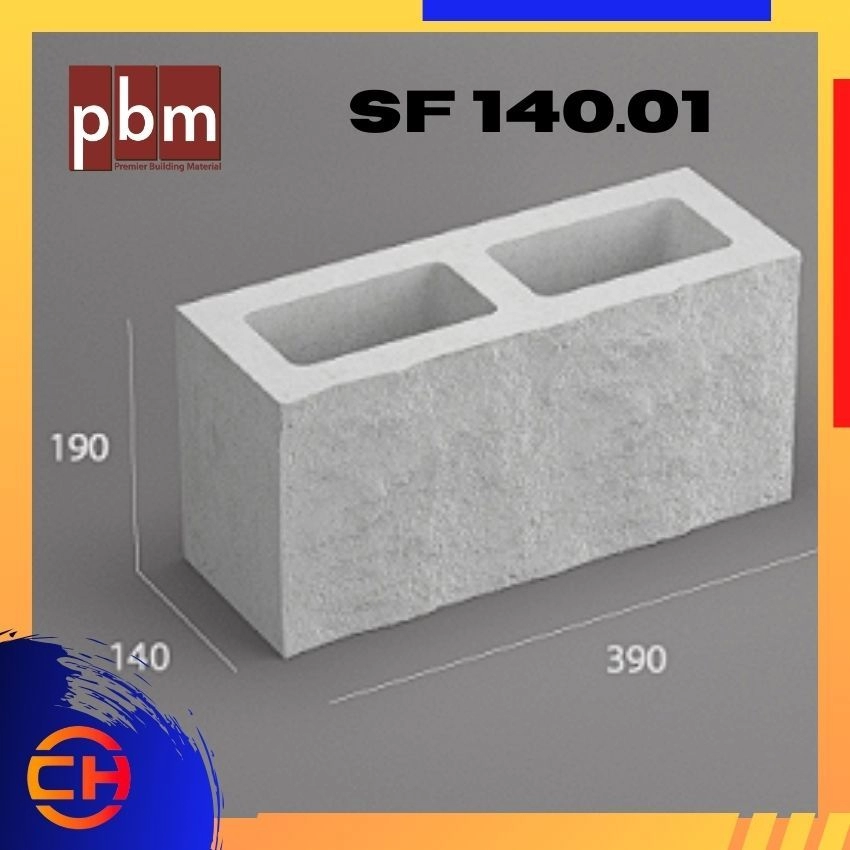 SPLIT FACE BLOCK SF 140.01