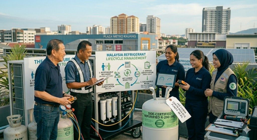 refrigerant lifecycle management Malaysia sustainability