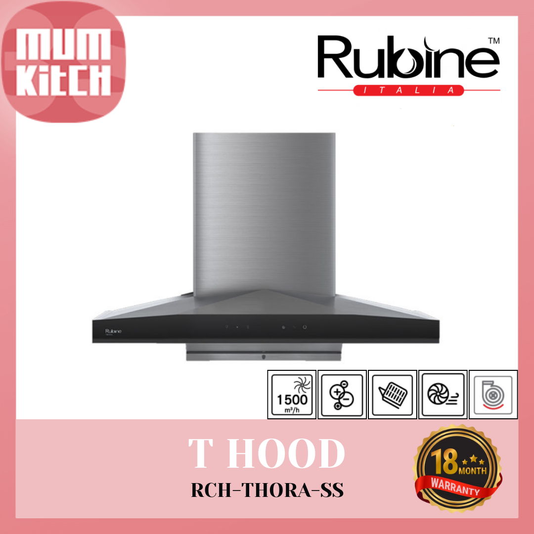 RUBINE Cooker Hood T HOOD THORA 1500m3/h RCH-THORA-SS