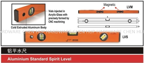 Aluminium Standard Spirit Level