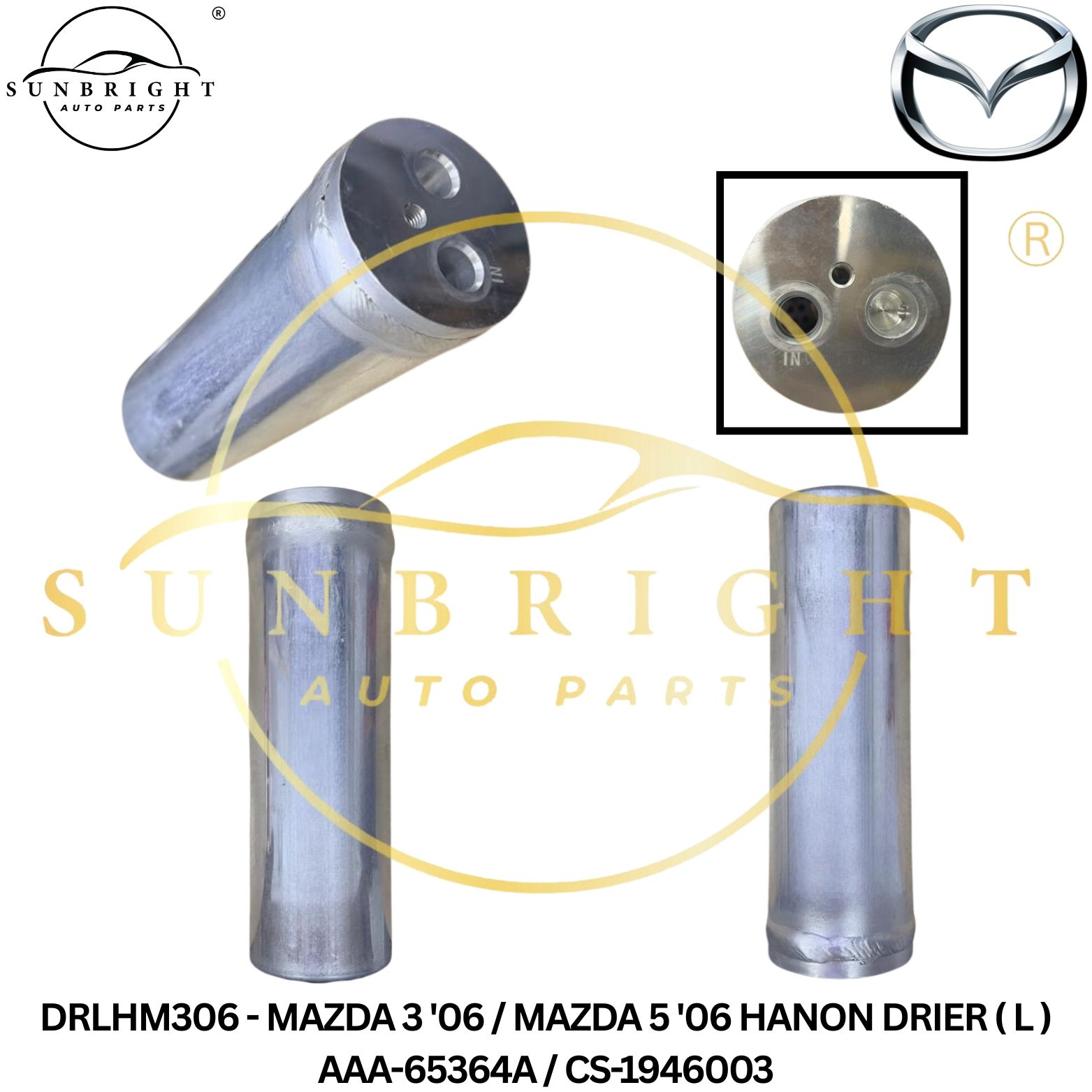 DRLHM306 - MAZDA 3 '06 / MAZDA 5 '06 HANON DRIER ( L ) AAA-65364A / CS-1946003