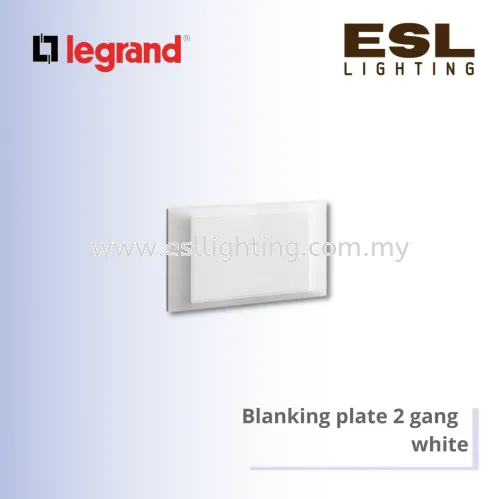 Legrand Belanko™ Blanking plate 2 gang   white