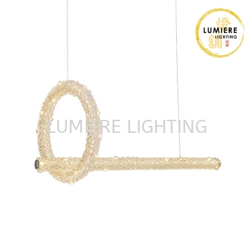 Post Modern Luxury Crystal Finishing Pendant Light