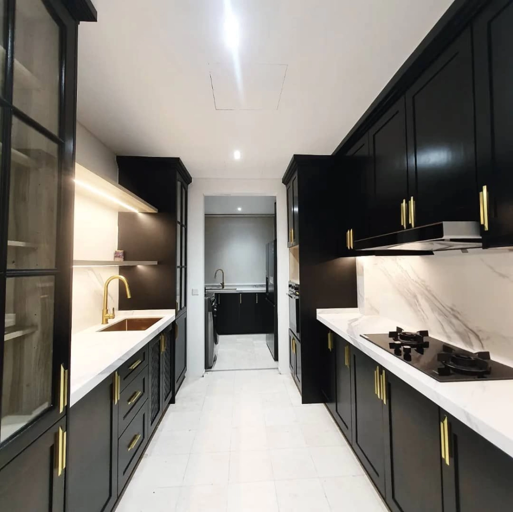 1 Solid Nyatoh Kitchen Cabinet