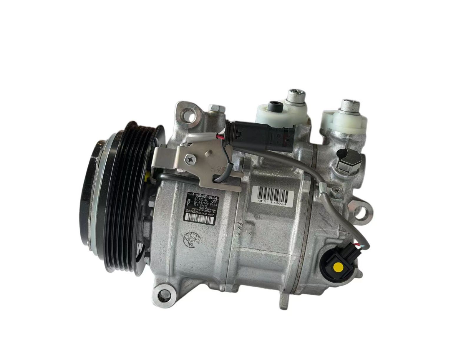 Mercedes W206 Denso Germany 6SAS14C A/C Compressor | GE447140-8483 | OEM A0008300604