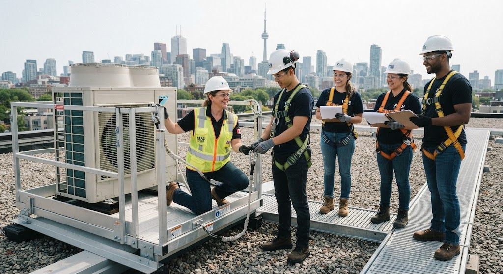 HVAC elevated platform safety training course