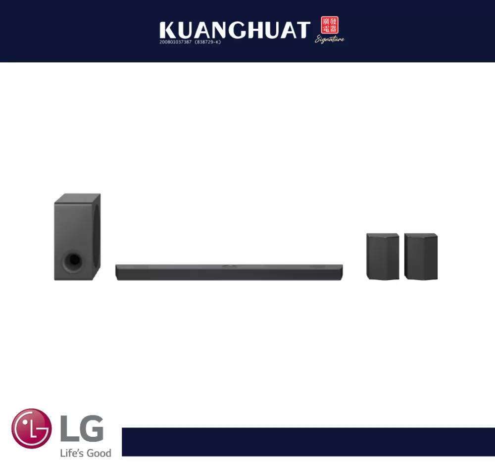 LG 9.1.5ch High Res Audio Sound Bar with Dolby Atmos and IMAX Enhanced S95QR