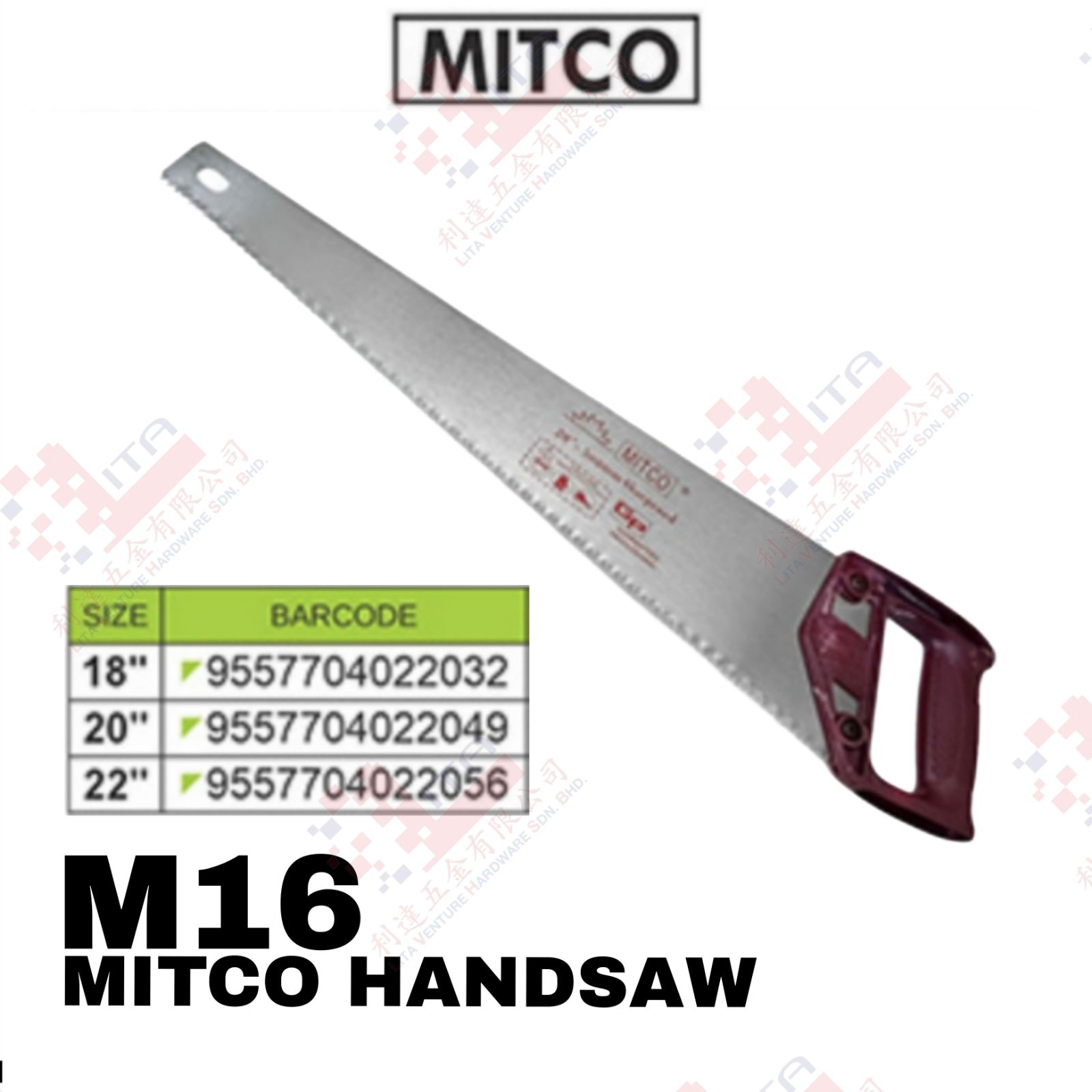 MITCO BRAND HANDSAW - M16