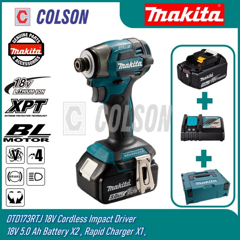 MAKITA DTD173Z/DTD173RTJ 18V Cordless Impact Driver