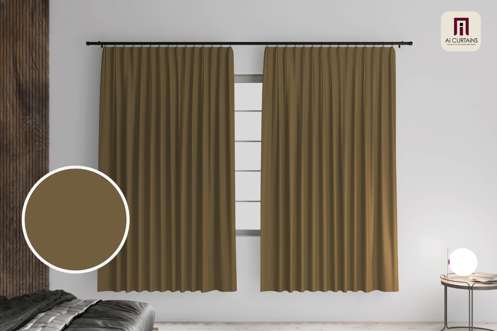 2 Panel Ready Made Curtain