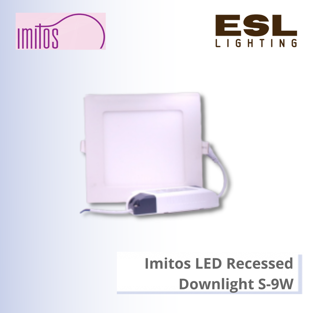 IMITOS LED Recessed Downlight Square 9W - LED-DL-S-9W [SIRIM]