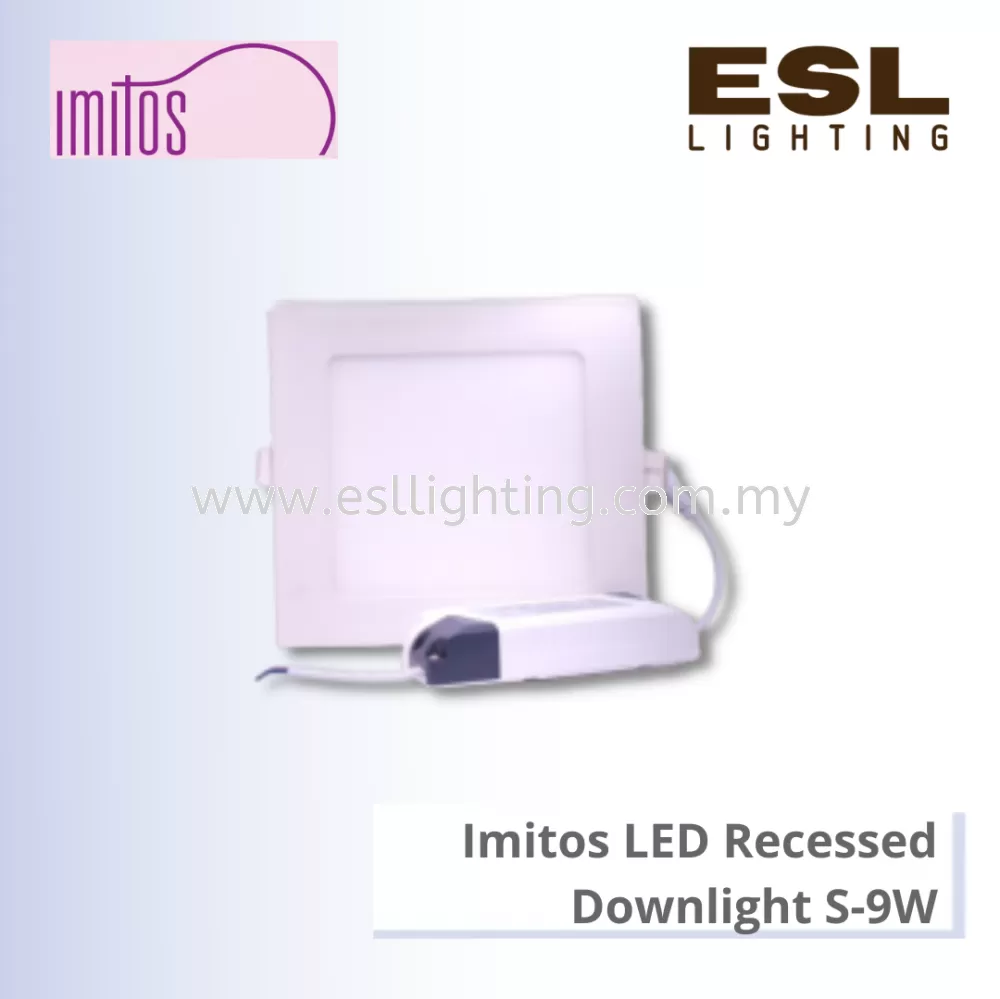 IMITOS LED Recessed Downlight Square 9W - LED-DL-S-9W聽[SIRIM]