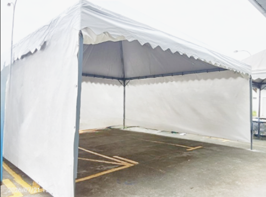 Heavy Duty Pyramid Tent with Side Wall – Strong, Secure & Elegant
