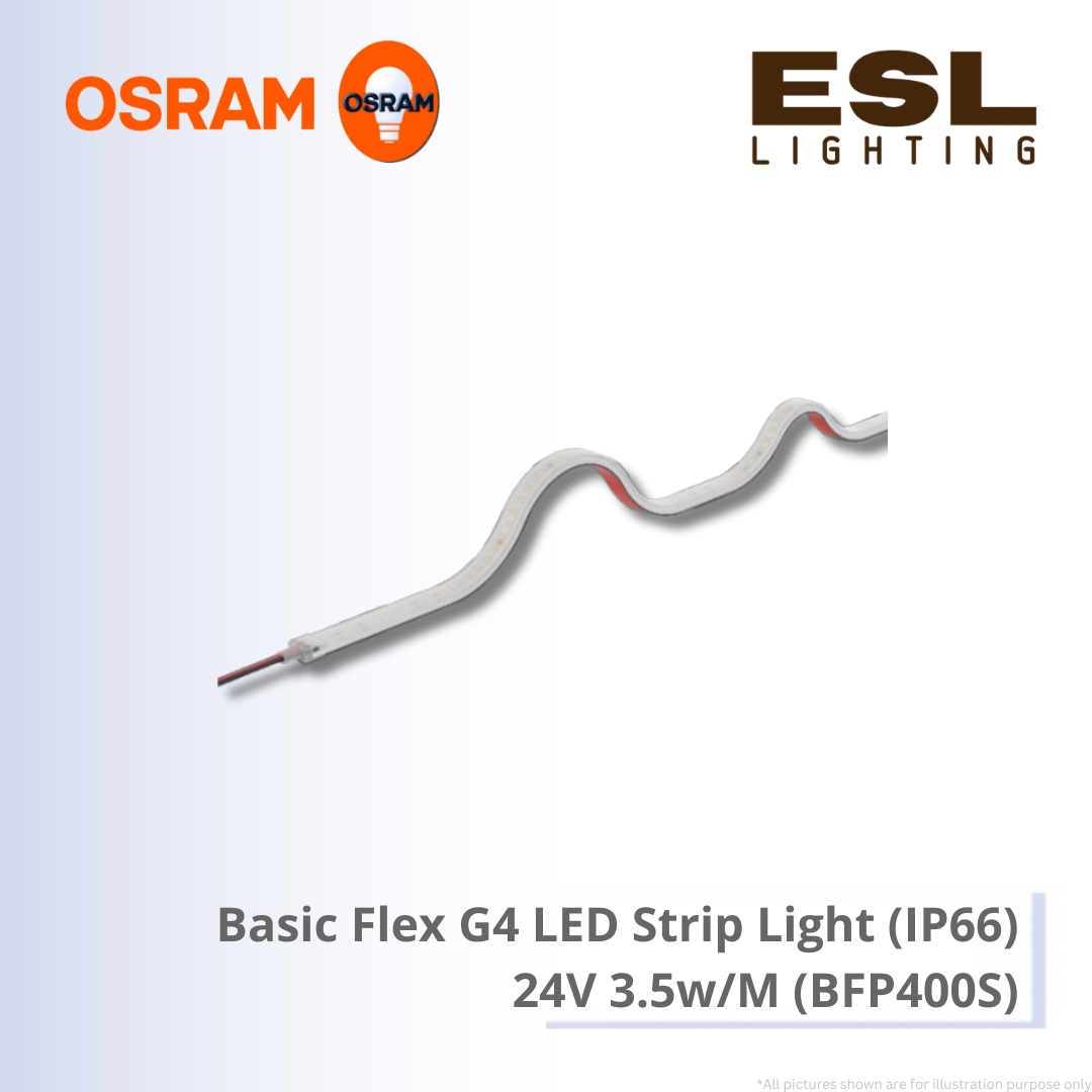 OSRAM BASIC FLEX G4 IP66 LED Strip Light 3.5w/meter - BFP400S-G4-24-05
