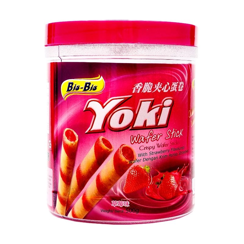 Yoki Wafer Stick 500g - Strawberry Flavour