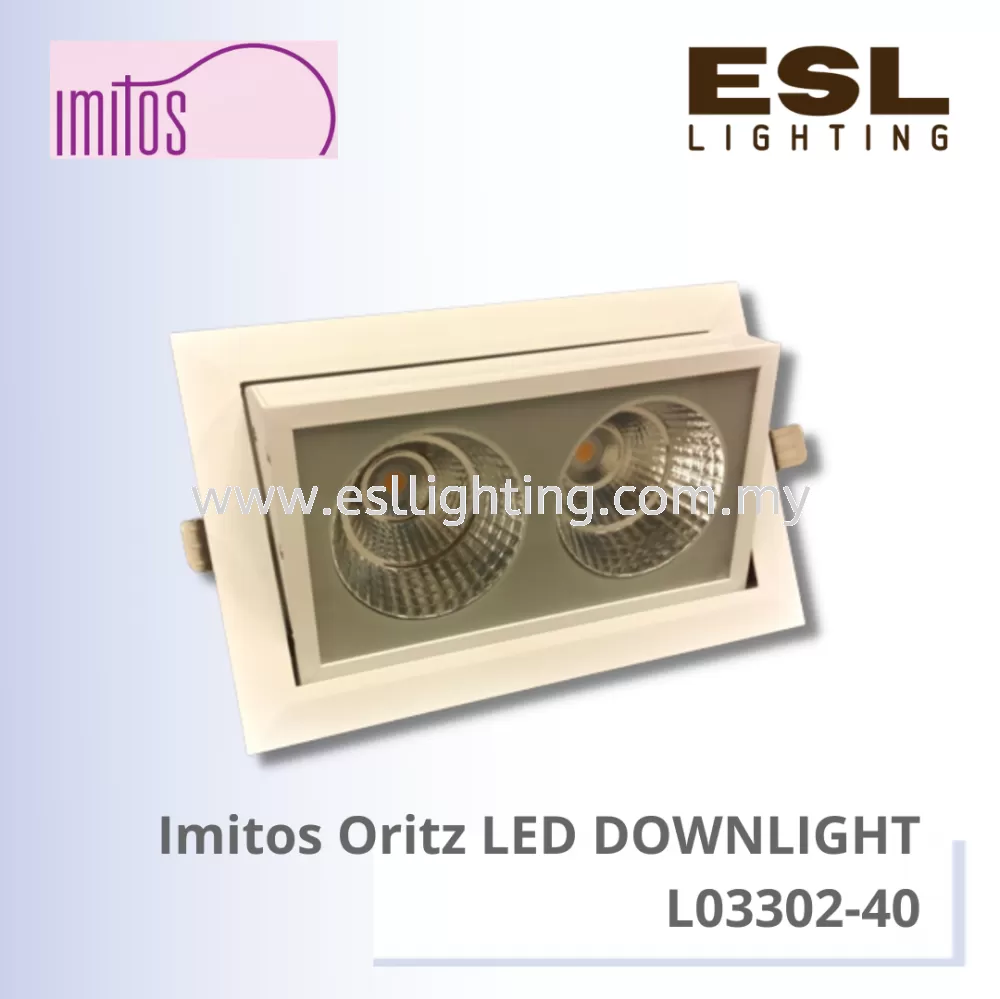 IMITOS ORITZ LED DOWNLIGHT 2x20W - L03302-40