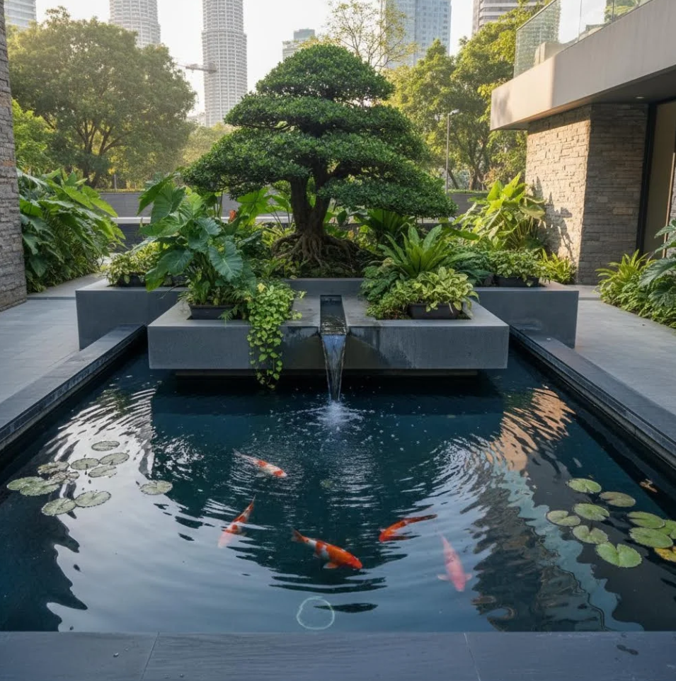 Top Garden Landscape with Water Feature for Home Malaysia 马来西亚住宅花园景观及水景 Landskap Taman dengan Ciri Air untuk Rumah Malaysia