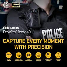 TRANSCEND BODY CAMERA DRIVE PRO BODY 40 - 2K QHD, 60FPS, 128GB , IP68 waterproof, GPD.GLONASS receiver (TS128GDPB40A)