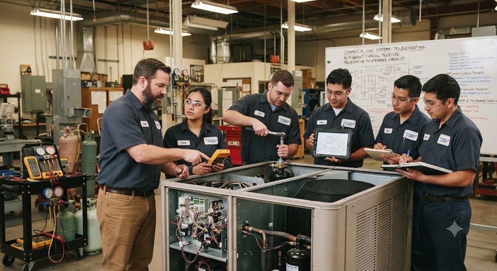Commercial HVAC repair training