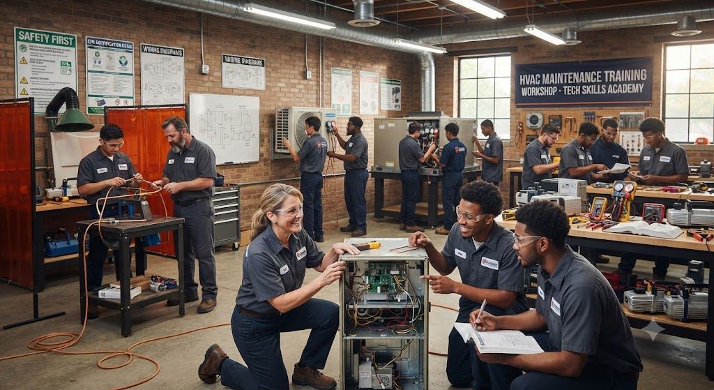 HVAC maintenance workshop training