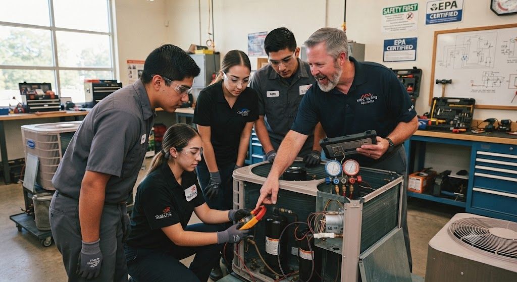 HVAC repair and servicing course