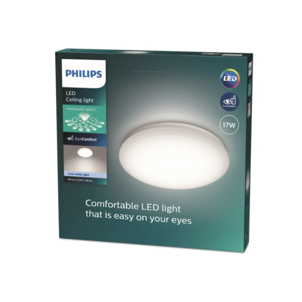 PHILIPS CL200 EYE COMFORT INTERLACED OPTICS ROUND U LED CEILING LIGHT [6W/10W/17W/20W/24W] [2700K/6500K] [OLD/NEW]