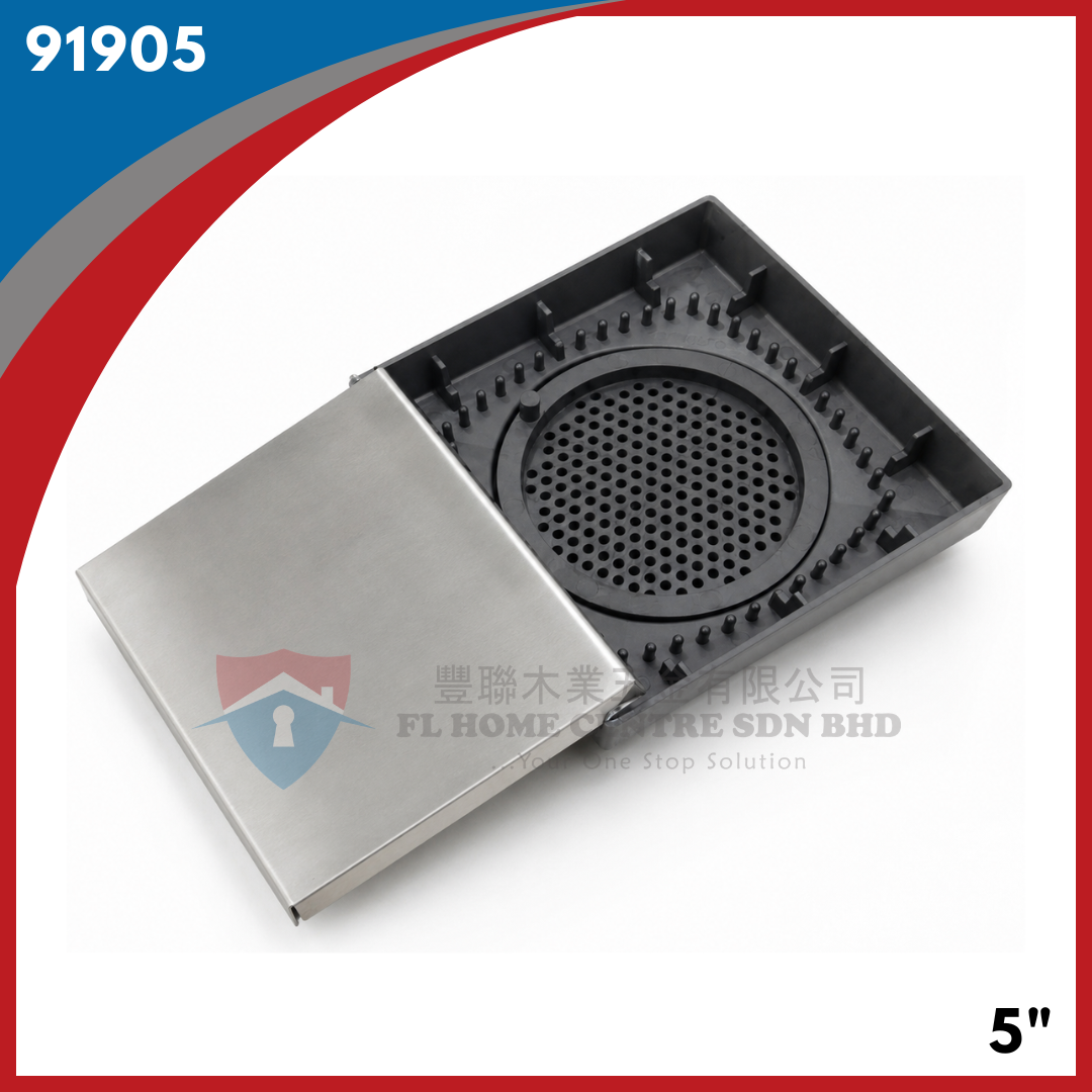5" DRAINLESS FLOOR DRAIN (TILES)