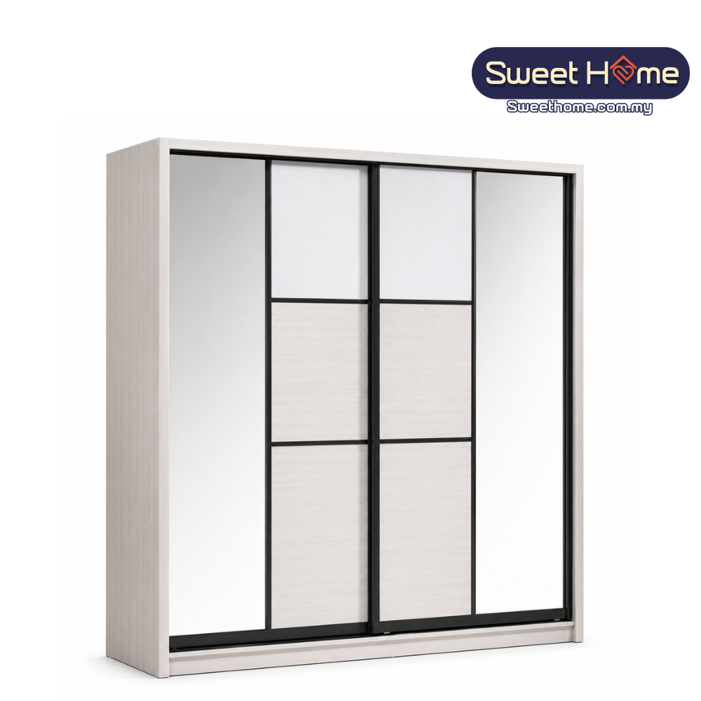Sliding Door Wardrobe ( ZF Series - 2343 ) | Bedroom Wardrobe