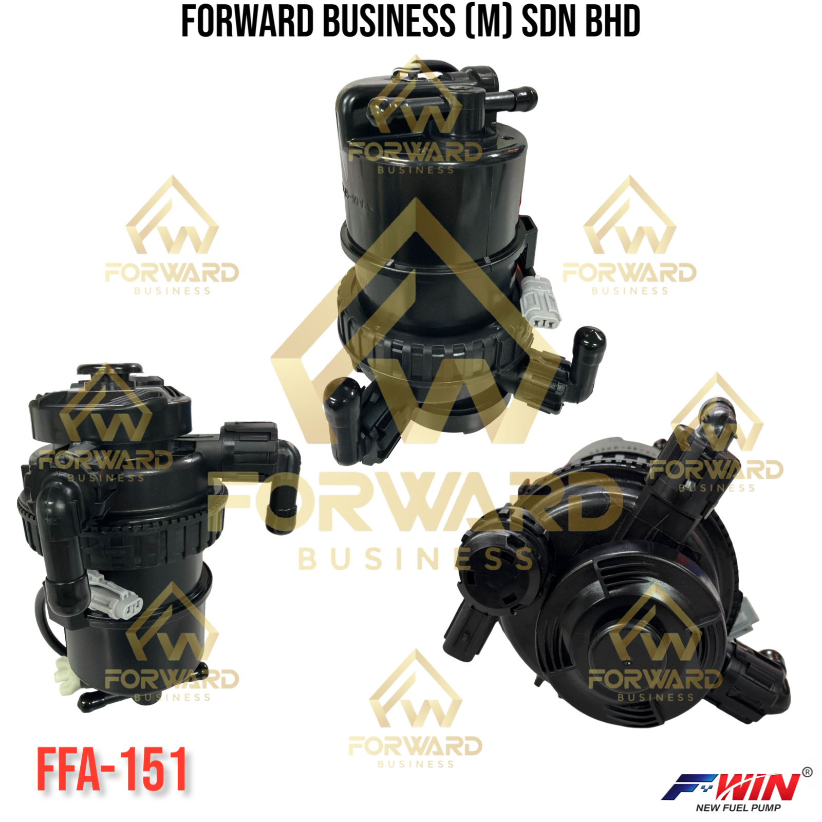 FFA-151 I/S NPR,NLR,NMR FUEL FILTER ASSY (12MM PIPE) (BOTTOM 8MM PIPE) (F-WIN)