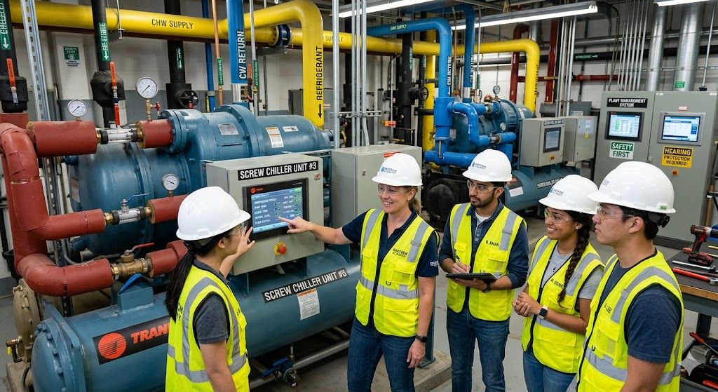 Screw chiller plant operation course