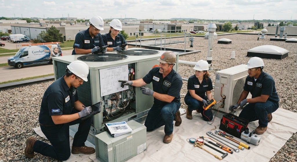 Industrial HVAC maintenance and installation training