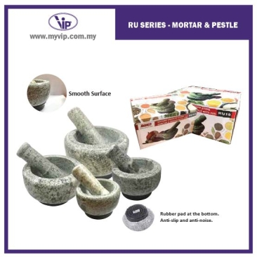 RU Series - Fine Mortar & Pestle with Pad