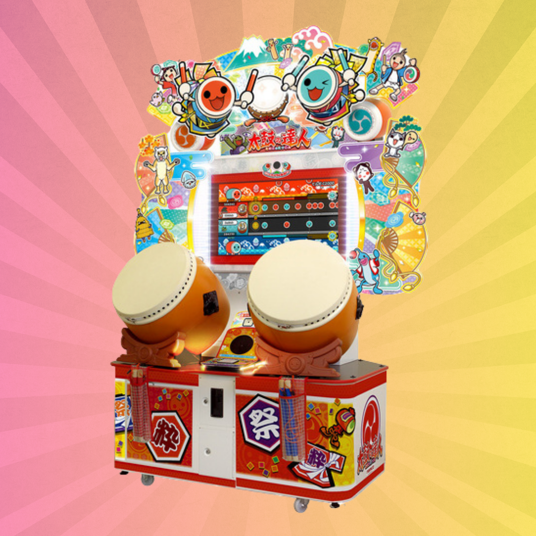 Taiko Drum Master Arcade Music Video Simulator Game Machine