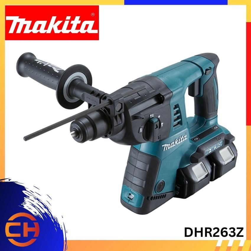 Makita DHR263Z 26 mm (1") 18Vx2 Cordless Combination Hammer