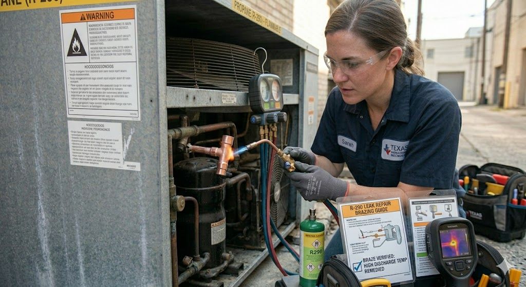 R290 HVAC system repair guide