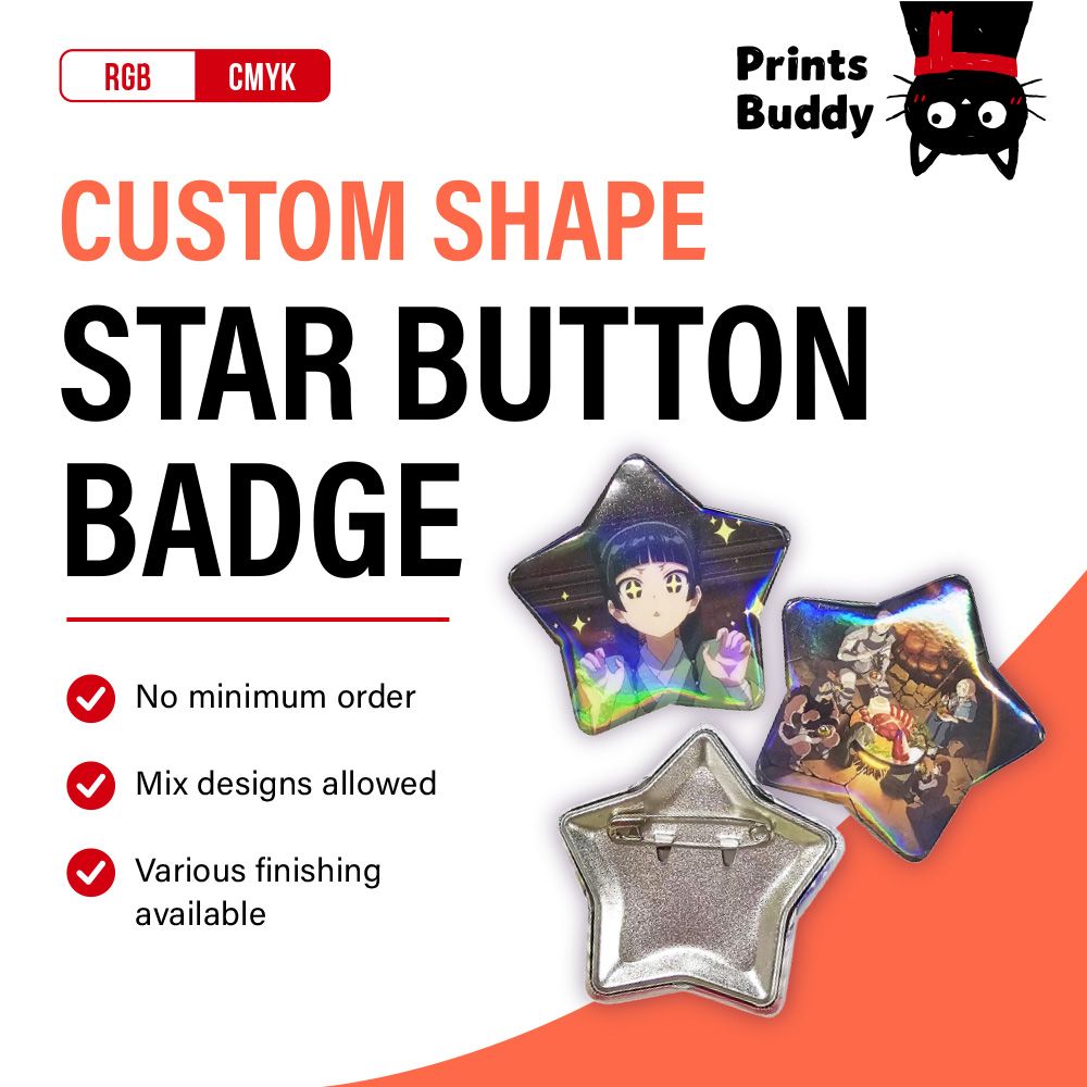 Star Button Badge