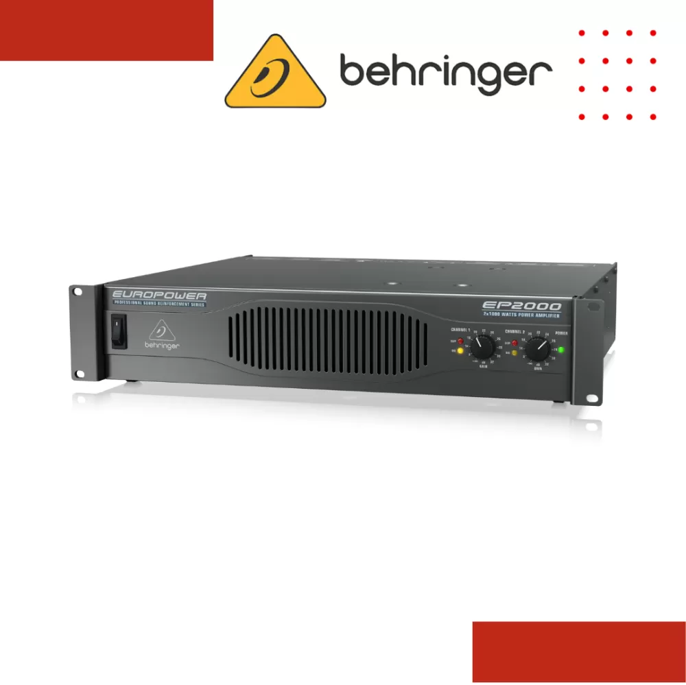 Behringer Europower EP2000 2-channel Power Amplifier
